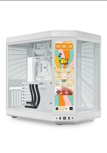 HYTE Y70 TOUCH INFINITE SNOW CS-HYTE-Y70TTI-WW FORMATO MID TOWER comp.rad 360 - Afbeelding 1 van 4