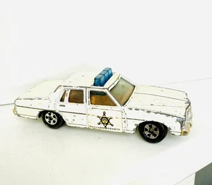 1980 The ERTL The Dukes Of Hazzard Police Car Pontiac Bonneville 1/64 Scale - Picture 1 of 6