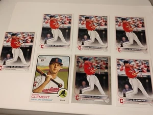 Lote de 7 tarjetas de radiocontrol Ernie Clement Toronto Blue Jays - Imagen 1 de 5