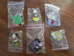 Disney Skellington Nightmare Before Christmas Laynard Pins  - Picture 1 of 6