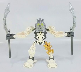 Lego Bionicle Stars 7135 Takanuva Complete w/ Gold Armor (No Instructions/Box)