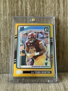 Panini Donruss Optic #252 2024 Jer’Zhan Johnny Newton novato con clasificación dorada/10 SSP - Imagen 1 de 2