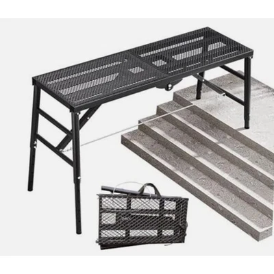 Plataforma de andamio de alta resistencia DaoLift 15,75"x70,87" tapa plegable 660 lb 31-46" H Foto 1 de 4