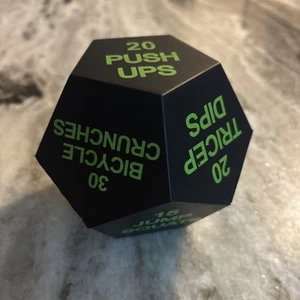 Dados de ejercicio Dados de fitness Troquel de 12 lados Entrenamiento de fuerza Grupo Clase Entrenamiento - Imagen 1 de 4