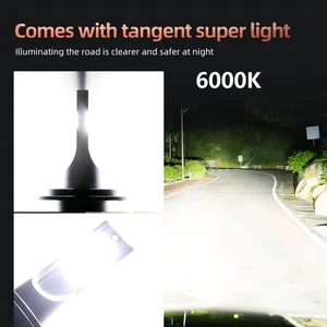 2Pcs H4 H7 H11 H10 LED Car Headlight Bulbs 3000K 6000K PSX24W 9005 HB3 9006 HB4  - Picture 1 of 16