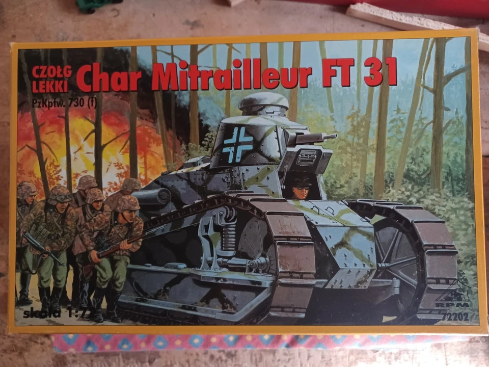 RPM 72202 Pz.Kpfw 730 (f) FT31 - 1:72 plastic kit - Immagine 1 di 1