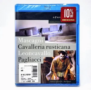 Cavalleria rusticana Mascagni Leoncavallo Pagliacci Blu Ray Unopened OPUS ARTE - Imagen 1 de 8