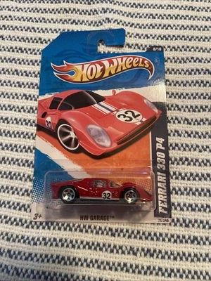 Ferrari 330 P4 2011 Hot Wheels rojo HW garaje  Foto 1 de 3