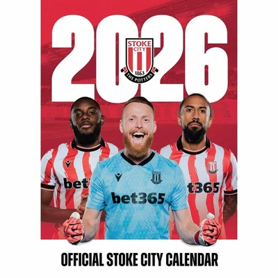 GRANGE COMMUNICATIONS LTD Stoke City FC A3 Calendar 2026 - Football - Month To View