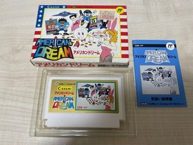 American Dream Famicom box with instructions