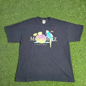 Jimmy Buffett Shirt Mens XL Black Margaritaville Cancun Cozumel Mexico Vintage - Picture 1 of 6