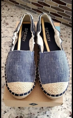 Zapatos de mezclilla Sperry Laurel Reef, talla 6,5. Con caja. Foto 1 de 4