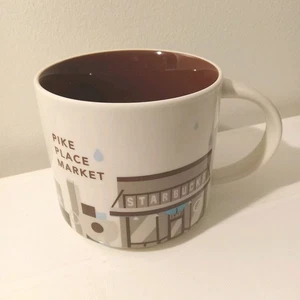 Starbucks Coffee Mug YOU ARE HERE YAH Collection PIKE PLACE Market 14oz 2017 - Picture 1 of 10