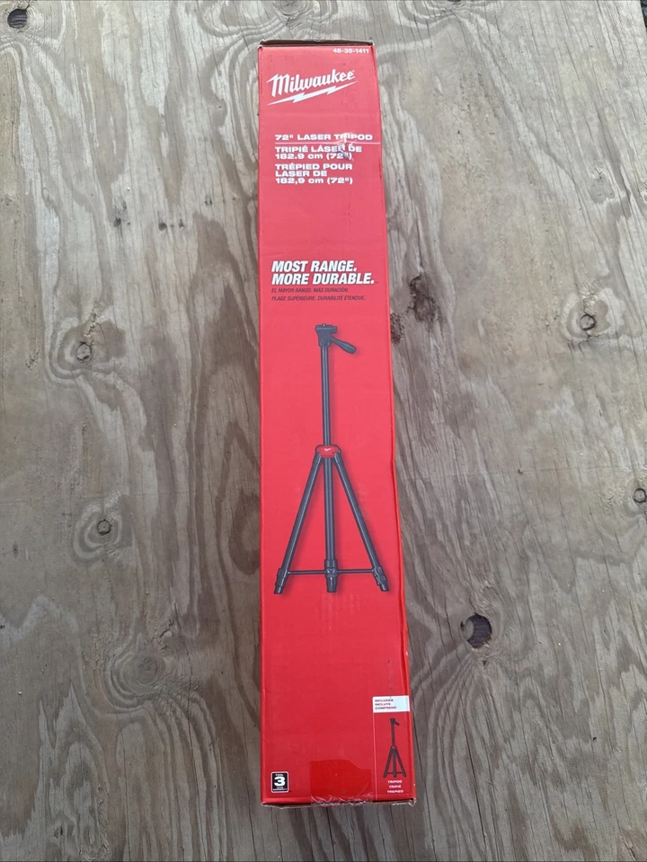 Milwaukee 48-35-1411 72" Laser Tripod - Black - Image 1 of 1