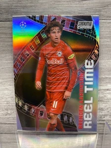 2021-22 Topps Stadium Club Cromo Brenden Aaronson Carrete Time #RT-BS Salzburgo - Imagen 1 de 2