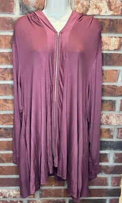 Cárdigan Jersey Simply Noelle Con Capucha Cremallera Rosa Polvorienta Talla XXL NUEVO CON ETIQUETAS Foto 1 de 4