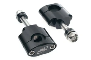 AS3 HANDLEBAR CLAMPS for KAWASAKI KX KXF 125 250 450 28.6MM FAT BAR 10MM BOLTS - Picture 1 of 3