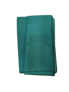 Lot of 2 Solid Green Table Napkins 19" x 19" - Picture 1 of 3