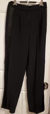 Pantalón de esmoquin Michael Kors crepé negro - talla 2 Foto 1 de 4