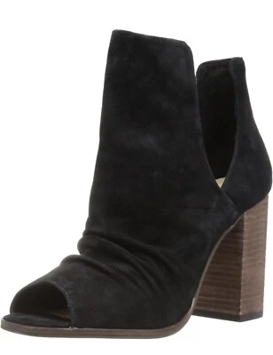 Bota de tornozelo chinesa de camurça preta Kristin Cavallari tamanho 9 MSRP $107 - Imagem 1 de 4