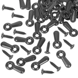 100 Pcs Photo Hanging Supplies Picture Frame Clips Back of The Hardware - Picture 1 of 10