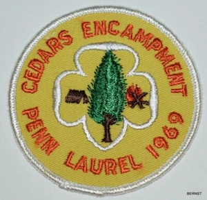 VINTAGE GIRL SCOUT - COUNCIL CAMPOREE PATCH    ^ - Picture 1 of 2
