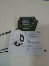 Prismatic Military Compass green Manual  Included excellent condition 