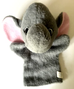 Animal Fair Elephant Hand Puppet  Plush 1977 Pretend Play - Picture 1 of 4