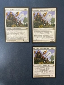 MTG 3X MORNINGTIDE KINSBAILE BORDERGUARD NM JAPANESE + ENGLISH CREATURE RARE - Picture 1 of 6