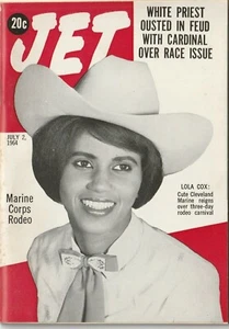 Marine Corps Rodeo Lola Cox Racial Black Americana JET Magazine July 2, 1964 - Picture 1 of 2
