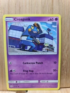 CROAGUNK🏆 Burning Shadows 54/147 NM (Genuine) Pokemon Card🏆FREE POST - Picture 1 of 2