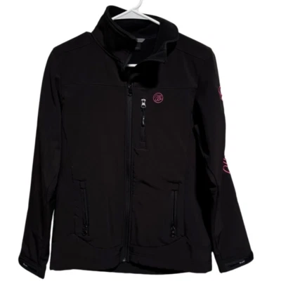 Wrangler- Western 外套耐磨小径夹克软壳刺绣,小号 — 第 1/4 张图片