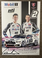 📝 Signed A5 Driver Card - Percat Coulthard 2023 WAU Sandown Bathurst 1000