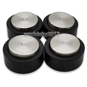 4 piezas Altavoz de acero inoxidable 23 mm Choque Pico Soporte Aislamiento Pies Base Almohadilla - Imagen 1 de 11