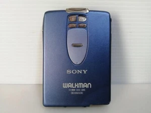 SONY Walkman CASSETTE PLAYER WM-EX2 BLUE From Japan - Picture 1 of 7