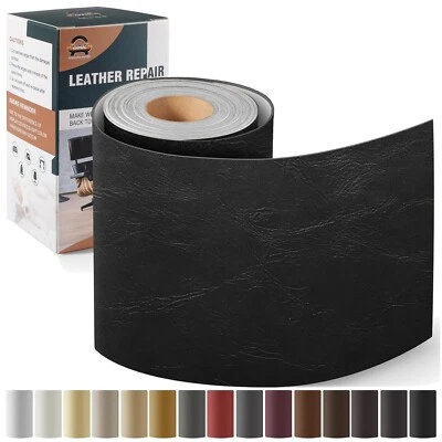 Kunstleder Reparaturset, selbstklebende Lederflicken,  Reparatur Patch - Bild 1 von 2