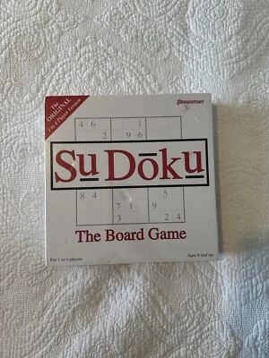 Pressman Sudoku The Original Board Puzzle Game 2005 Sealed New Wipe Off Board - Image 1 of 4