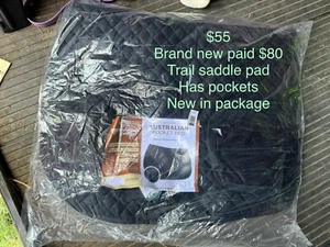 trail saddle pad english - Picture 1 of 1
