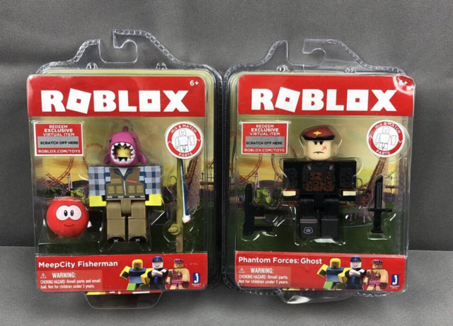 Roblox Meepcity Fisherman Figure Pack Roblox Action Figure Virtual Item  Code NIB