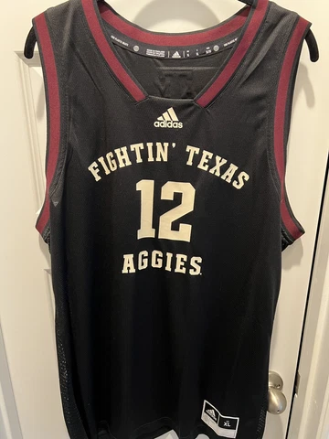 MENS ADIDAS PRIMEGREEN TEXAS A&M AGGIES BASKETBALL JERSEY SIZE XL Cover