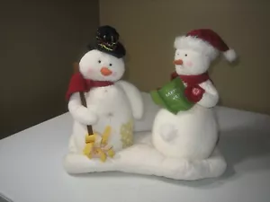 Peluche de canto animado Hallmark Jingle Pals caroling muñecos de nieve 2003 - Imagen 1 de 7