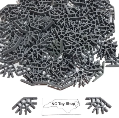100 NUEVOS K'NEX Conectores Grises Raros 4 Posiciones Estándar Piezas de Repuesto KNEX Foto 1 de 3