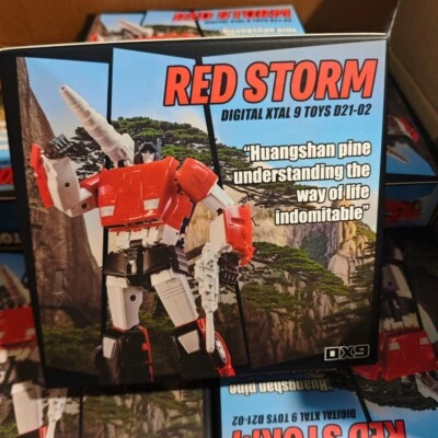 DX9 TOYS D21-02 RED STORM For Sideswipe Transformable toys action figure reprint - Image 1 of 4