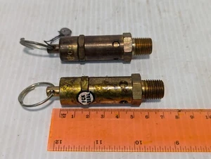 Lot of 2 112C 1/4" Pressure Relief Valves - Picture 1 of 5
