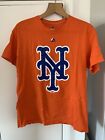 New York Mets MLB Official Orange Logo t-shirt Majestic medium