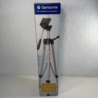 Samsonite Lightweight 2601 Photo/Video Tripod Adjustable Height Aluminum - Image 1 of 4