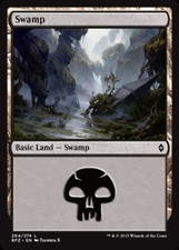 1x Swamp (264/274) MTG Battle for Zendikar NM Magic Regular