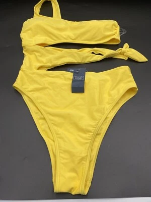 Nueva suite de baño amarilla Abercrombie And Fitch talla pequeña parte inferior descarada Foto 1 de 4
