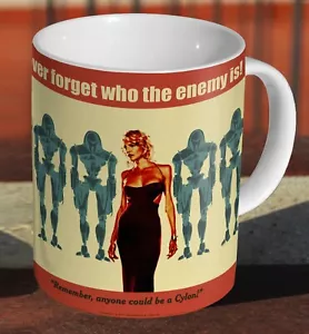 Battlestar Galactica Cylon Enemy - Ceramic Tea / Coffee - Mug Cup - Picture 1 of 1
