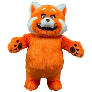Inflatable Costume Red Panda Mascot Cartoon Cosplay Party Fancy Dress Outfit - Picture 1 of 12